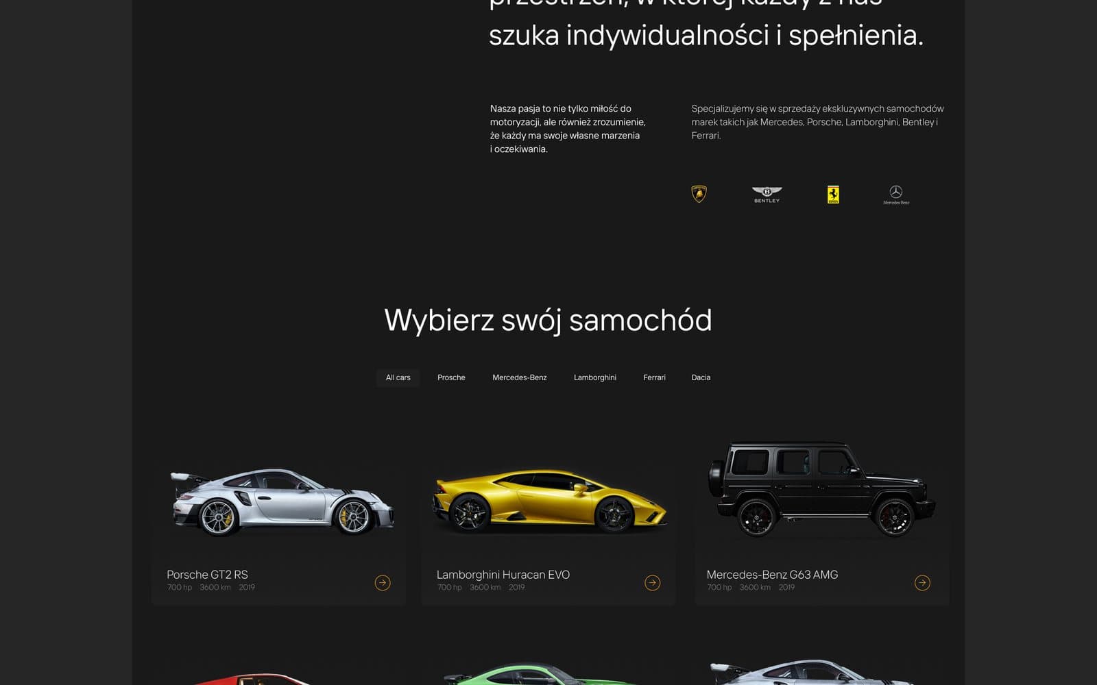 Strona dla importera aut: czego nauczył nas projekt OLS Cars
